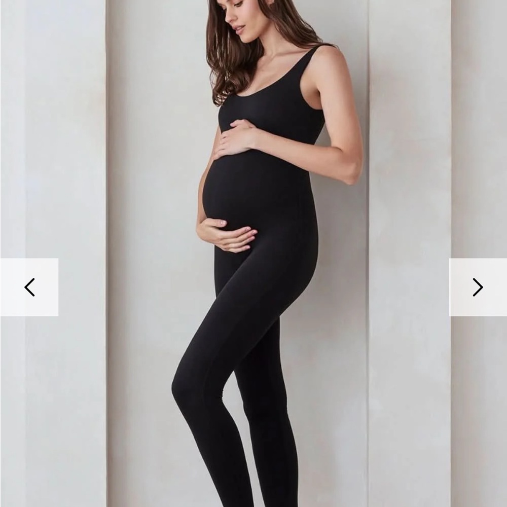 Maternity Black Jumpsuit
